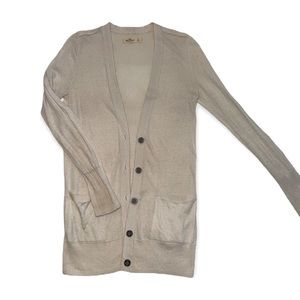 Hollister Tan Cardigan, Size S